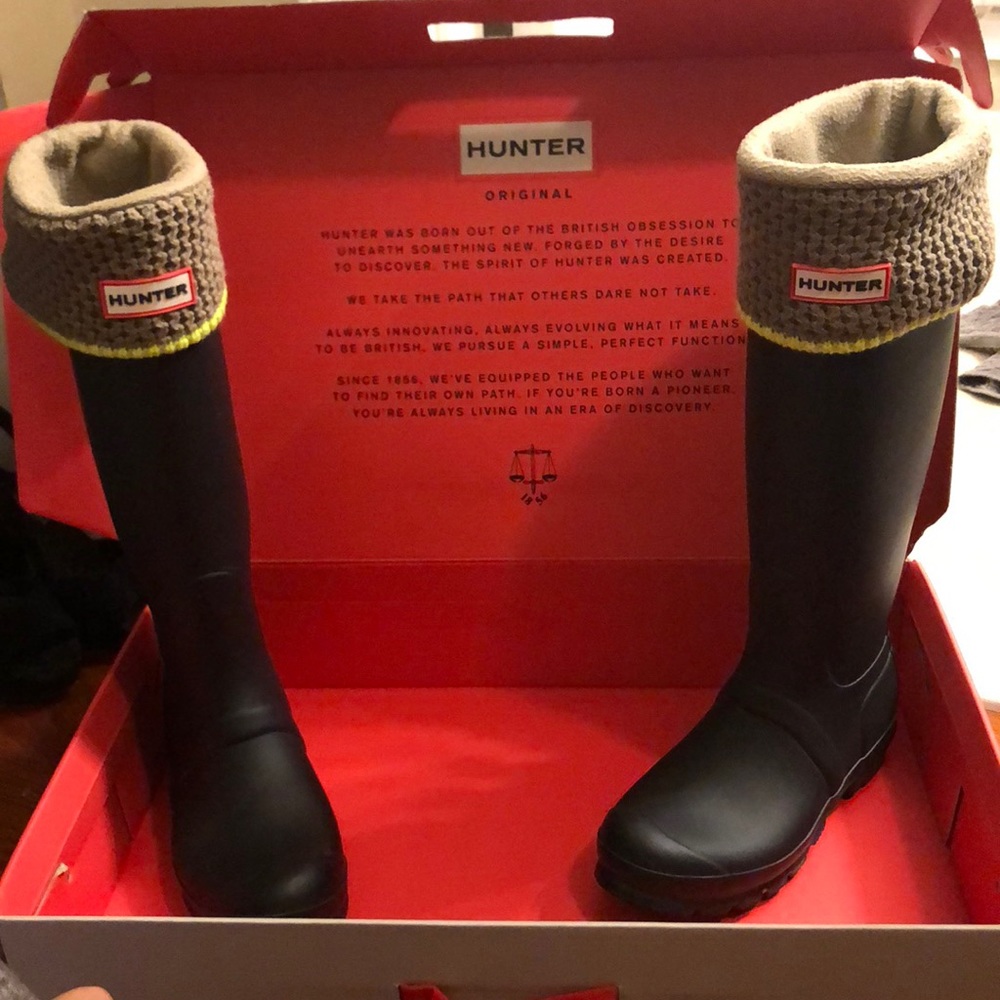 Hunter rain boots